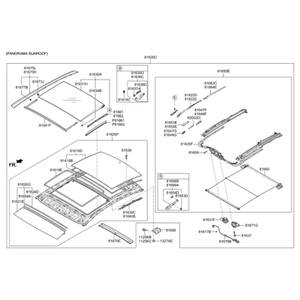 Pièces et accessoires automobiles et camionnettes neuves Sonata 81630C1000 - Product Image 2