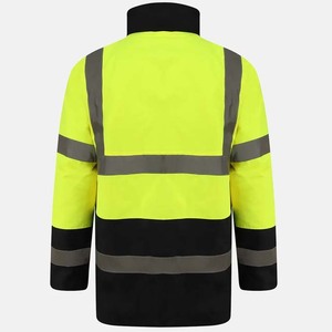 เสื้อแจ็คเก็ตนิรภัยสะท้อนแสง ZOHSUB POWER INDUSTRY ระดับ ANSI Class 1 กันน้ำ สำหรับผู้ชายและผู้หญิง พร้อมไฟ LED ที่ฮู้ดและกระเป๋า เหมาะสำหรับทำงาน - Product Image 2