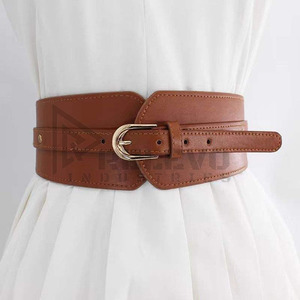 Ceinture décontractée en cuir de vachette de haute qualité avec boucle ardillon en alliage, design solide, ceintures de mode pour femmes, sangle de taille ajustable - Product Image 5