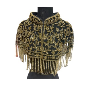 Vestido Tipo Capa con Cuentas, Hecho a Mano, 100% Algodón, Alta Calidad, para Mujer, Moda 2026, Disponible a Precio de Mayoreo para Exportación - Product Image 1