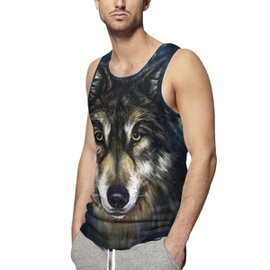 Sublimation Men Tank Top Advanced Performance Fabric Comfortable Breathable Sleeveless Shirt for Gym Training Sports - Product Image 6