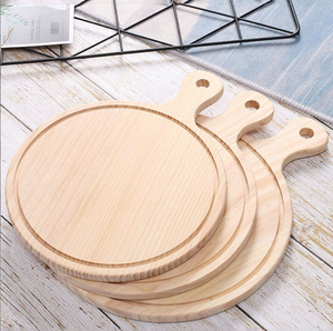 Solid Wood Tray Custom Wooden Bamboo Hotel Tray Home Snack <b>Barbecue</b> Salad Plate - Product Image 4