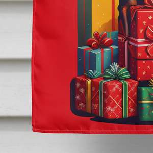 Miniature Pinscher Holiday Christmas Decorative Yard Banner Artwork Large Porch Sleeve <b>Pole</b> Wall Hanging Multicolor <b>Flag</b> - Product Image 4