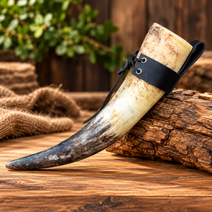 Natural Horn Classic Eco-Friendly Handmade Viking Style <b>Beer</b> & Wine <b>Tankard</b> Medieval Mead Ale Cup - Product Image 2