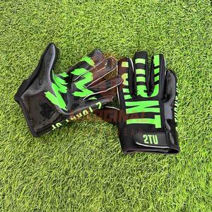 Gants de football américain personnalisés 2026 pour receveur, modèle hiver, avec design imprimé sur le devant, respirants, grandes tailles - Product Image 6
