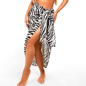 Pareo de playa de verano multiusos con estampado personalizado para mujer, para traje de baño y bikini, estilo coreano - Product Image 3