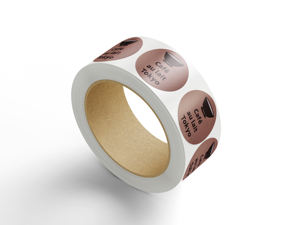 Custom UV Proof PVC Gloss <b>Vinyl</b> Sticker <b>Rolls</b> for Honey Jars Bottles Food Labels White Label - Product Image 2