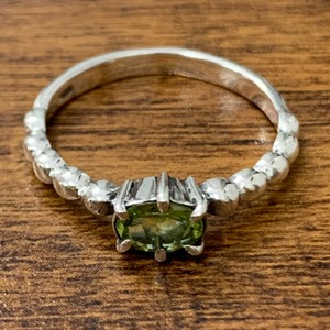 2.4 Grams Fine <b>Peridot</b> <b>Ring</b> - Product Image 1