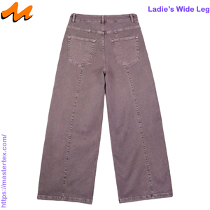 Pantalones Vaqueros Anchos de Cintura Alta para Mujer, Estampados, Holgados, Transpirables, Sostenibles, Hechos con Algodón BCI y Reciclado, para Invierno, a 8.99 - Product Image 2
