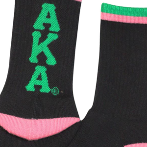 AKA ถุงเท้าสีดำชมพูสีเขียว ถุงเท้าถักแบบปักลายสำหรับผู้หญิง สวมใส่สบายในชีวิตประจำวัน - Product Image 5