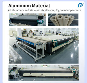 Máquina de Corte Automática con Cuchilla Vibratoria para Persianas Enrollables, Telas para Cortinas, Mosquiteras, Cuchilla Circular, Motor PLC - Product Image 2