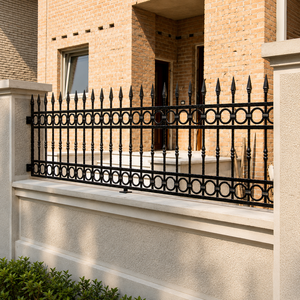 Panneaux de clôture en fer forgé sur mesure : Clôtures métalliques décoratives forgées à la main pour la sécurité résidentielle et une vie extérieure élégante - Product Image 4