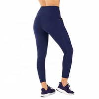 Celana Yoga spandeks kustom wanita, pakaian Fitness tanpa kelim dengan Legging kontur Legging Yogurt