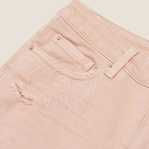 Shorts de Mezclilla para Mujer, Hechos en Pakistán, con Contraste de Color, de Alta Calidad, Cómodos y a la Moda - Product Image 4