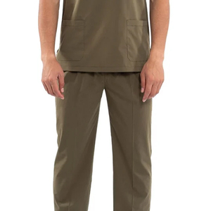 <b>Top</b> Selling OEM Summer Hospital Scrubs Set Customized SizeLogo Breathable Canvas Fabric New Design Men Scrub Set Uniforms - Product Image 4