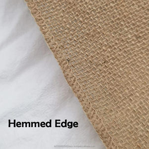 4" (10CM) <b>Eco</b>-<b>Friendly</b> Natural Burlap Geotextile <b>Fabric</b> Roll 10 Yards Jute Ribbon for Gift Wrapping Craft Projects Wedding Home - Product Image 5