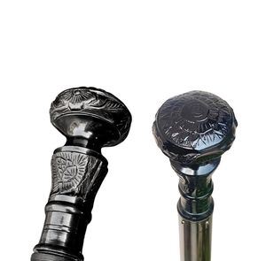 Handcrafted Luxury Wooden <b>Walking</b> Cane with Carved Handle Premium Black Mobility <b>Walking</b> <b>Stick</b> for Seniors peopleElegant Support - Product Image 3