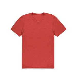 T-shirts d'été pour hommes à col en V, couleur unie, style décontracté, mode streetwear, collection été 2025, vêtements pour hommes, stock en gros - Product Image 6