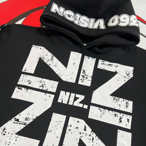 ชุดเซ็ตสเวตสูทผ้าคอตตอนหนาน้ำหนักมาก พิมพ์ลายสกรีนตามสั่ง กางเกงขาบาน เสื้อฮู้ดดี้ ชุดวอร์มสำหรับผู้ชาย - Product Image 1