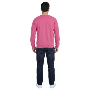 Sudadera Personalizada para Hombre, Cuello Redondo, Mezcla de Algodón Suave, Manga Larga, Ropa Casual de Moda, Fabricante OEM ODM - Product Image 2