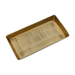 Plateau de service en laiton exquis, artisanal, de luxe, vaisselle décorative pour la maison, le restaurant, l'hôtel, les mariages, la restauration - Product Image 2