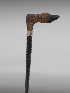 Poignée de canne en corne de buffle naturelle, faite à la main, élégante, pour cannes en bois de qualité supérieure, au prix le plus bas. - Product Image 1