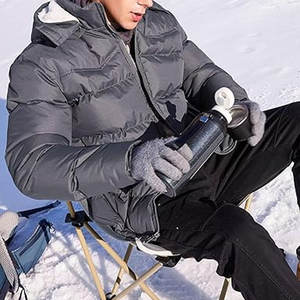 Veste matelassée durable avec design coupe-vent pour les activités de plein air, veste d'hiver - Product Image 4