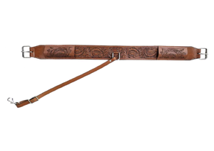 Superventas de cuero duradero Western Horse Girth Back Cinch Logo personalizable World Wide Export a India para montar y competir - Product Image 5