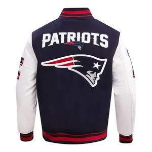 Chaqueta Varsity Mash Up para Hombre, Estilo Casual Urbano, Chaqueta Bomber con Gráficos de Letras, Chaqueta de Manga Larga Cómoda de Mezcla de Algodón - Product Image 4