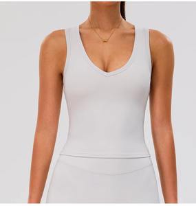 Chaleco Deportivo sin Mangas Transpirable y sin Costuras para Mujer, Venta al Por Mayor, Ropa Deportiva para Gimnasio y Entrenamiento - Product Image 4