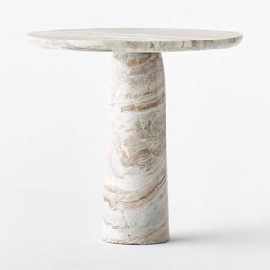 Meubles de décoration intérieure haut de gamme, table en marbre sophistiquée, table basse ronde glamour, table de décoration intérieure moderne, table luxueuse - Product Image 2