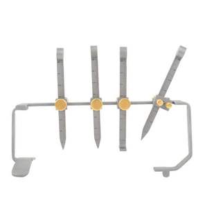 Proyectómetro Nasal Modelo SR-OP-1803, Instrumento de Medición para Rinoplastia y Cirugía Plástica, de Acero Inoxidable, por Dentavex - Product Image 5