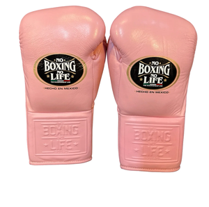 No Boxing No Life Guantes de Boxeo Profesionales de Cuero Genuino MOQ 1 Par color rosa - Product Image 3