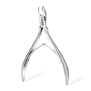 Coupe-cuticules en acier inoxydable robuste, argenté, outil professionnel de manucure et pédicure avec une mâchoire de précision tranchante - Product Image 1