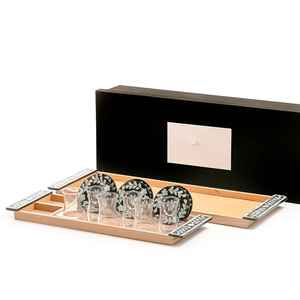 Bandeja Decorativa de Nácar con Platos para Té, Rectangular, Ecológica, Apta para Lavavajillas, para Uso Doméstico - Product Image 3