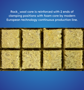 Panel Sándwich Resistente al Agua, Ignífugo, Aislante Térmico y Ecológico para Paredes Internas en Fábricas Industriales - Product Image 4