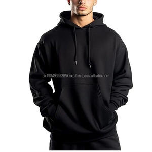 Sudadera con Capucha 100% Algodón para Hombre, Sudadera con Capucha Holgada con Hombros Caídos, Logotipo Personalizado, Sudadera Extra Grande de Algodón para Hombre, Exportación - Product Image 1