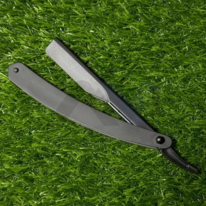 Stainless Steel Barber Slide Lock <b>Razor</b> OEM Branding Customizable Color Logo Professional Straight Edge <b>Single</b> <b>Blade</b> <b>Razor</b> - Product Image 1