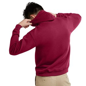 Sweat-shirt à capuche uni pour homme, tendance, en coton molletonné, nouveau style, pull sportswear unisexe, vente chaude - Product Image 3
