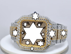 Nouvelle Montre Mécanique de Luxe en Acier Inoxydable, Faite à la Main, Diamant Moissanite, Unisexe, Style Hip Hop, Cadeau, Vendeur Indien - Product Image 4