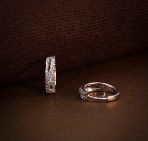 Elegant Lab Created Diamond Vintage IGI Certified 925 <b>Silver</b> <b>Stud</b> <b>Earrings</b> Brilliant Cut VVS1 Clarity Engagement Wedding Gift - Product Image 3