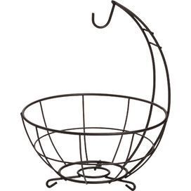 Panier de rangement en fil de fer pour fruits et légumes, avec bols métalliques à plusieurs niveaux, très tendance pour le salon, taille, forme et couleur personnalisables - Product Image 5