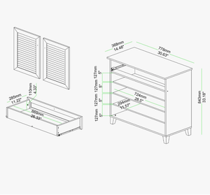Casier extérieur moderne de luxe tout en aluminium et fer, armoire à chaussures légère pour la maison, la porte, le balcon, imperméable et résistant aux rayons UV - Product Image 5