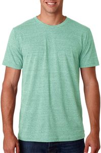 T-shirt vintage pour homme en tissu Dobby, coupe classique, en mélange polyester/coton épais, délavé à l'acide, avec logo personnalisé et effet vieilli - Product Image 4