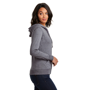 Sweat à capuche décontracté pour femme avec poches et fermeture éclair, super doux, en coton et fibre de bambou, léger et personnalisable - Product Image 3