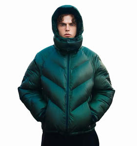 Fabricante de Chaquetas Acolchadas para Hombre al por Mayor, Chaqueta de Invierno Estilo Urbano, Tejido Térmico Reactivo al Calor, Cremallera Frontal Personalizada - Product Image 3