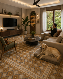 Azulejos de cerámica premium de 300x300 con textura de lujo para uso doméstico, de oficina y comercial. - Product Image 3