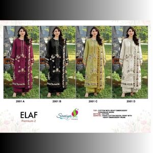 Chikankari Embroidered Cotton Kurti Set Kotta <b>Check</b> Dupatta Bottom Quick Dry Women Traditional Style Wholesale Aarika Textiles - Product Image 4