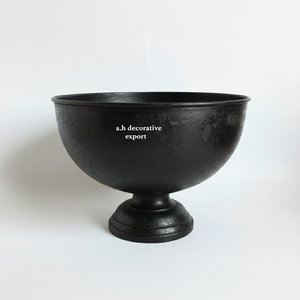 Bac à vin sur piédestal en laiton antique vintage, bac décoratif en métal pour fête, centre de table de luxe, refroidisseur à champagne pour décoration de mariage - Product Image 5