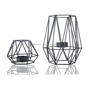 Bougeoir en fil de fer Offre Spéciale maison décorative T support de lumière chandelier de noël pilier Texture bougeoirs finis - Product Image 3